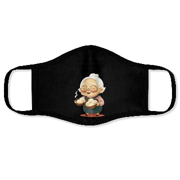 Discover Asian Grandma Dumplings Face Masks