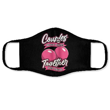 Discover Pilates Instructor Teacher Couple Face Masks