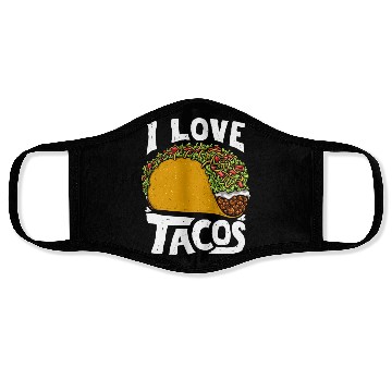 Discover Tacos Taco Lover Mexican Face Masks