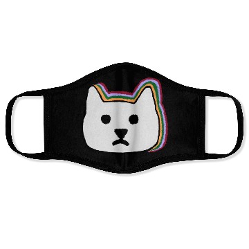 Discover cat face Face Masks