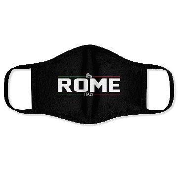 Discover ROME - White Design Face Masks