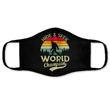 Discover Hide and Seek Nature boy Hiker funny Face Masks