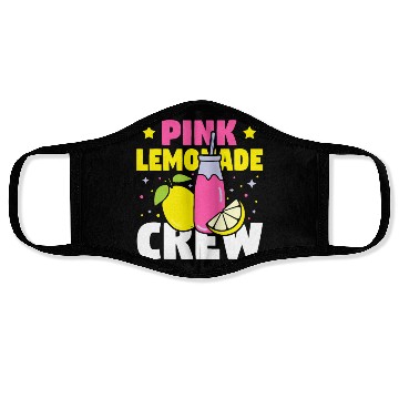 Discover Funny Pink Lemonade Crew Lemon Juice Bossfruit lov Face Masks