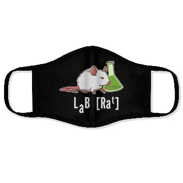 Discover Lab Rat Science Chemistry Professor Laboratory Face Masks