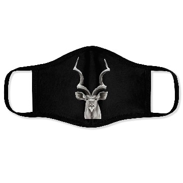 Discover The African Greater Kudu Face Masks