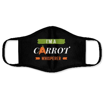 Discover Im a carrot whisperer Face Masks