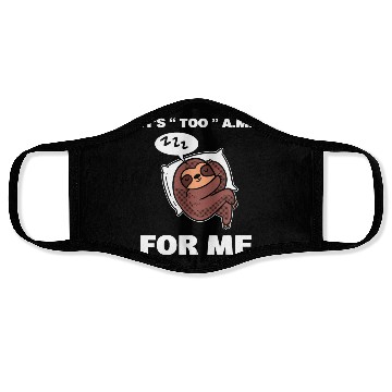 Discover Sleeping Sloth Sleepyhead Face Masks