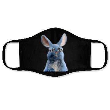 Discover funny rabbit Face Masks