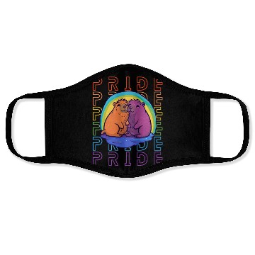 Discover Pride Capybara Face Masks