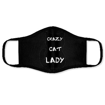 Discover Crazy cat lady Face Masks
