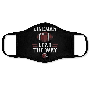 Discover Lineman Lead The Way - Football Face Masks