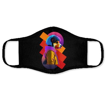 Discover Retro Chic Meets Punk Edge: The Schnauzer Style Face Masks