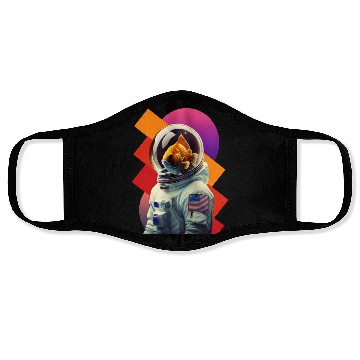 Discover First Adventure with the Brave Goldfish Astronauts Face Masks