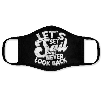 Discover Let's set sail and never look back - Cruise Face Masks