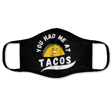 Discover Taco You Had Me At Tacos Cinco De Mayo Mexican FF Band Face Masks