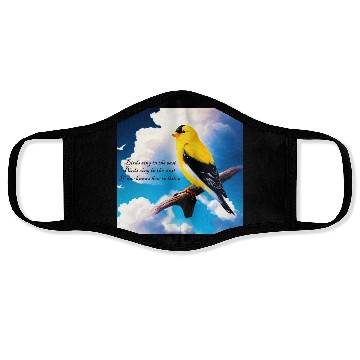 Discover Birds sing Face Masks