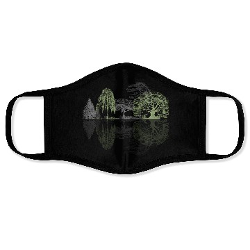 Discover Forest Reflection Nature Trees Woods Face Masks