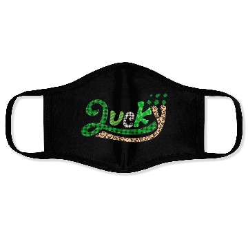 Discover Lucky Of The Irish shamrock Charms Face Masks