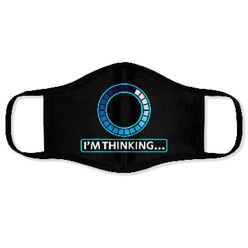 Discover Im Thinking Computer Science Engineering Student Face Masks