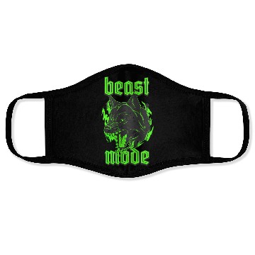 Discover Beast Neon Mode Face Masks