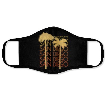 Discover San Diego Ca Vacation Face Masks