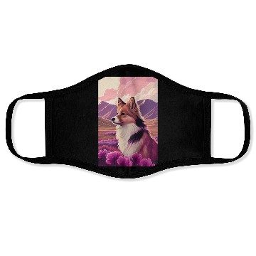 Discover Shetland Sheepdog Nature Sheltie Face Masks