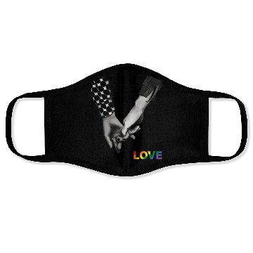 Discover LOVE IS LOVE Face Masks