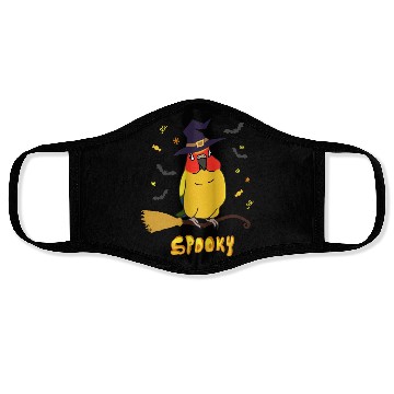 Discover Spooky Sun Conure Face Masks