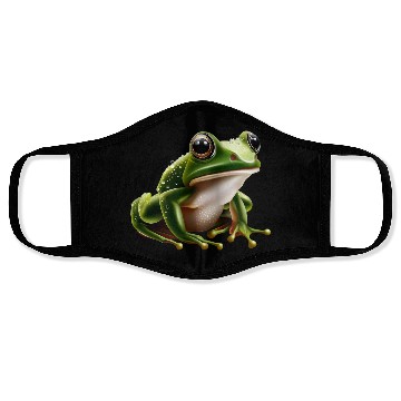 Discover Rain frog water drop frog Face Masks