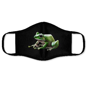 Discover Rain frog water drop frog Face Masks