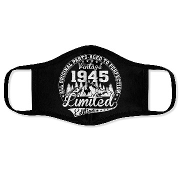 Discover Vintage 1945 Birthday Face Masks
