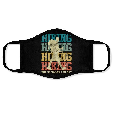 Discover Wanderlust Ultimate Leg Day Mountain Fan Hiking Face Masks