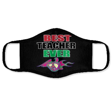 Discover Best Teacher Ever, Teacher appreciation Gift Face Masks