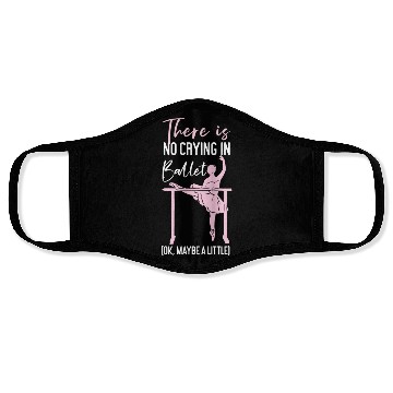 Discover Ballet Dancer Dance Girl Ballerina Face Masks
