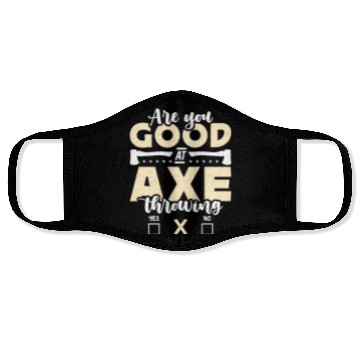 Discover Axe Throwing Are You Good At Bullseye Axe Thrower Face Masks