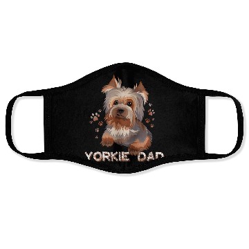 Discover Yorkie Dad Face Masks