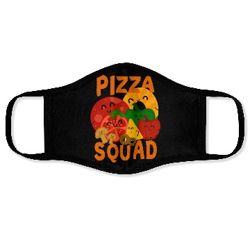 Discover Pizza Squad Pizza Ingredients For Pizza Lover Face Masks