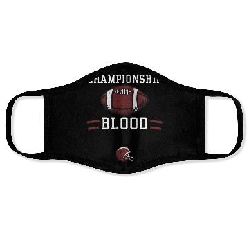 Discover Championship blood - Football Face Masks