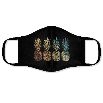 Discover Pineapple sweet Fruit tropical Face Masks