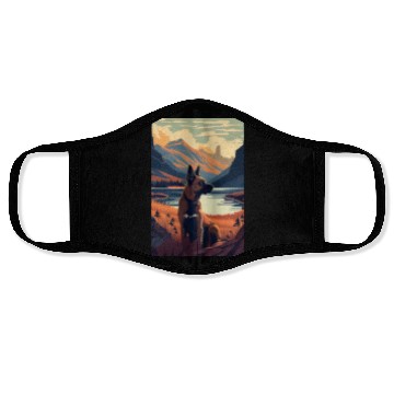 Discover Belgian Malinois Nature Face Masks