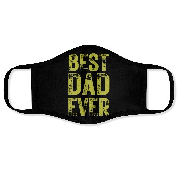 Discover Best Dad Ever retro Face Masks