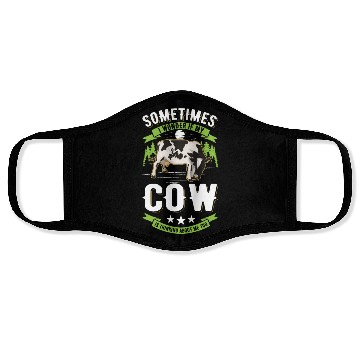 Discover Cow Cattle Breeder Farmer Cows Face Masks