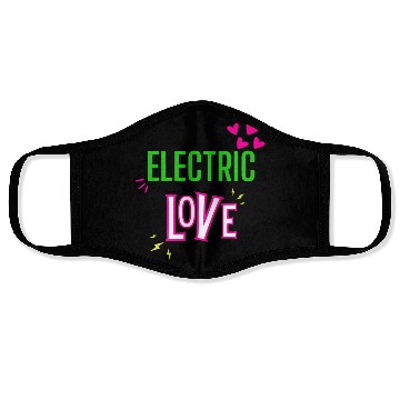 Discover Electric Love in Neon Colors: Romance and Fun! Face Masks