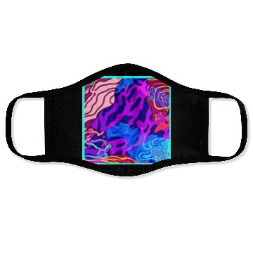 Discover Ocean Nature Painting Face Masks