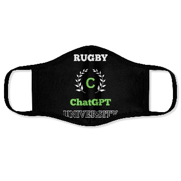 Discover Rugby ChatGPT University Face Masks