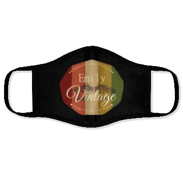 Discover Emily Vintage Design Face Masks