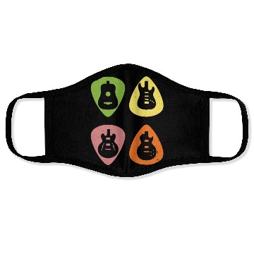 Discover Guitar plectrum Face Masks