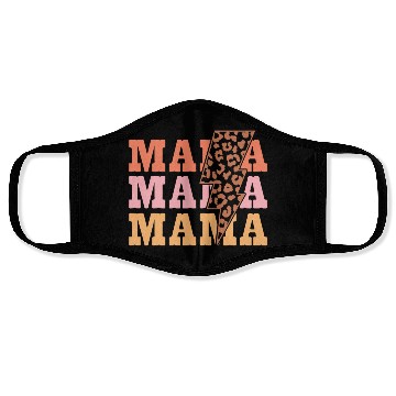Discover MAMA Tiger Print Typography Face Masks