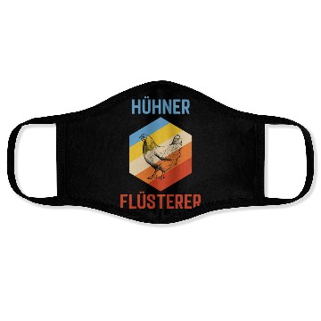 Discover Agriculture farmer chicken whisperer Face Masks