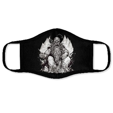 Discover Be fierce with this monster design Face Masks